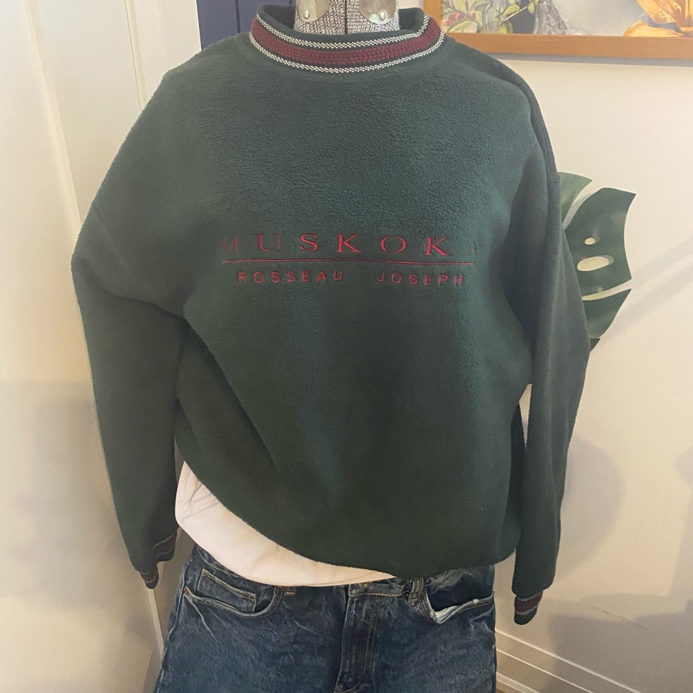 Cottagecore Muskoka sherpa ski sweater